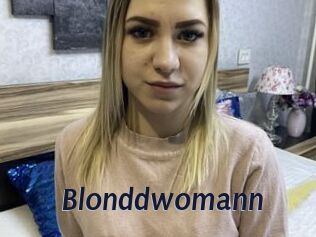 Blonddwomann