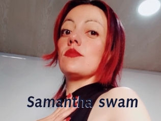 Samantha_swam